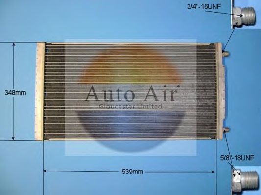 Конденсатор, кондиционер AUTO AIR GLOUCESTER SSP022301