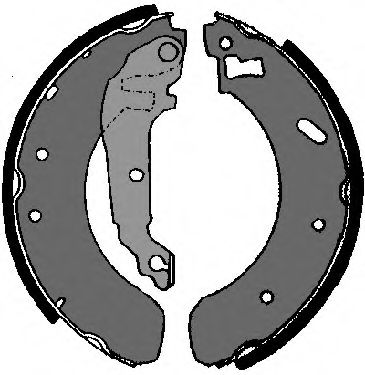 Комплект тормозных колодок VEMA 84557