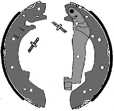 Комплект тормозных колодок VEMA 84705