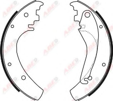 Комплект тормозных колодок HAVAM HP1832