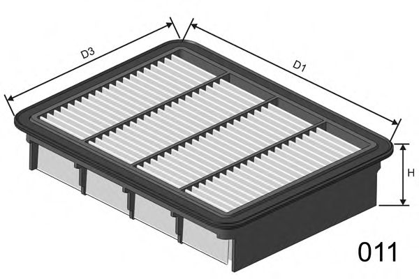 Воздушный фильтр MISFAT P410