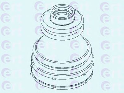 Комплект пылника, приводной вал ERT 500444