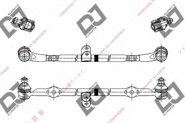 Продольная рулевая тяга DJ PARTS DC1030
