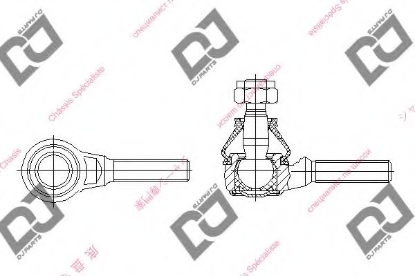 Наконечник поперечной рулевой тяги DJ PARTS DE1345