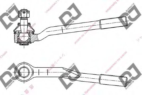 Наконечник поперечной рулевой тяги DJ PARTS DE1015