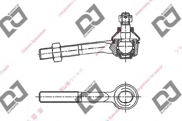 Наконечник поперечной рулевой тяги DJ PARTS DE1031