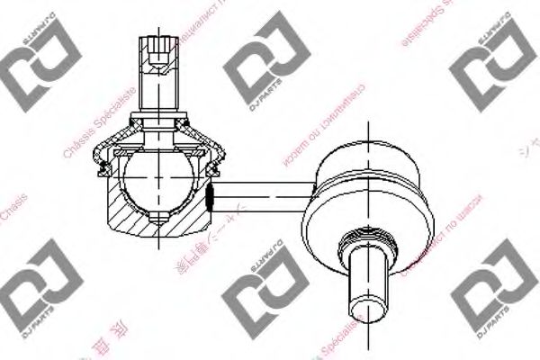 Тяга / стойка, стабилизатор DJ PARTS DL1286