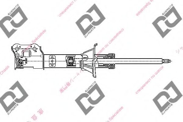 Амортизатор DJ PARTS DS1265HS