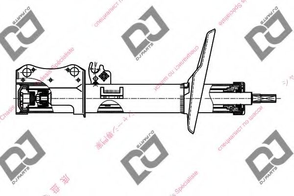 Амортизатор DJ PARTS DS1727GS
