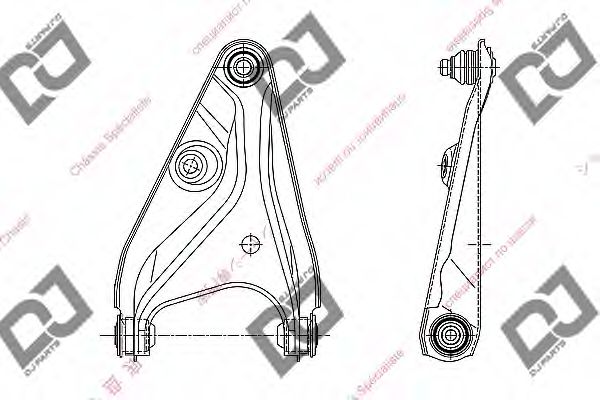 Рычаг независимой подвески колеса, подвеска колеса DJ PARTS DA1517