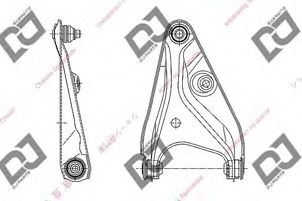 Рычаг независимой подвески колеса, подвеска колеса DJ PARTS DA1518