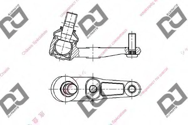 Несущий / направляющий шарнир DJ PARTS DB1051