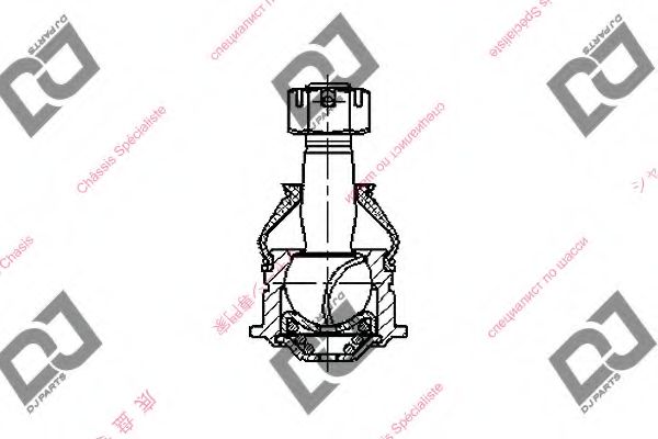 Несущий / направляющий шарнир DJ PARTS DB1296