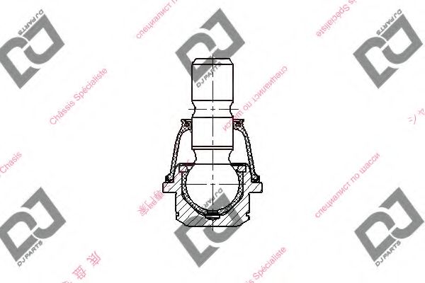 Несущий / направляющий шарнир DJ PARTS DB1303