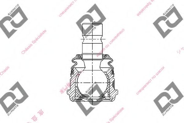 Несущий / направляющий шарнир DJ PARTS DB1311