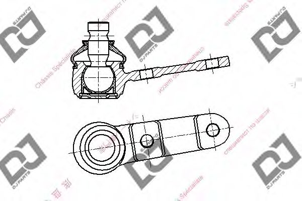 Несущий / направляющий шарнир DJ PARTS DB1313