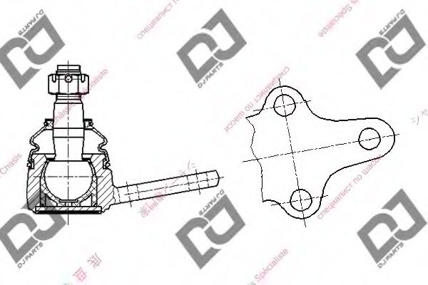 Несущий / направляющий шарнир 555 SB2102