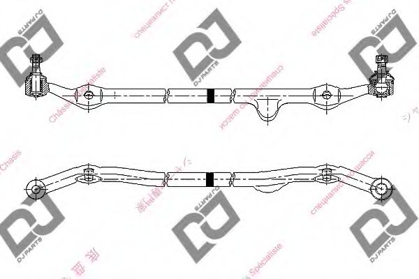 Продольная рулевая тяга DJ PARTS DC1023