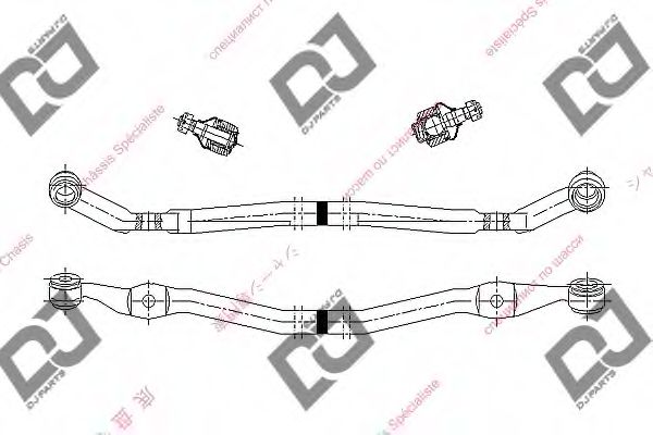 Продольная рулевая тяга DJ PARTS DC1026