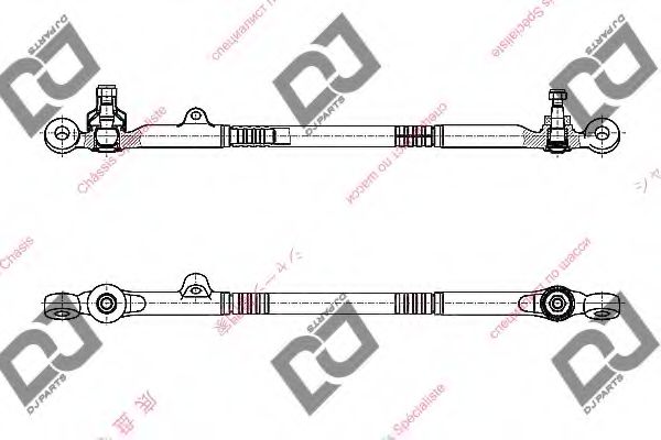 Продольная рулевая тяга DJ PARTS DC1033