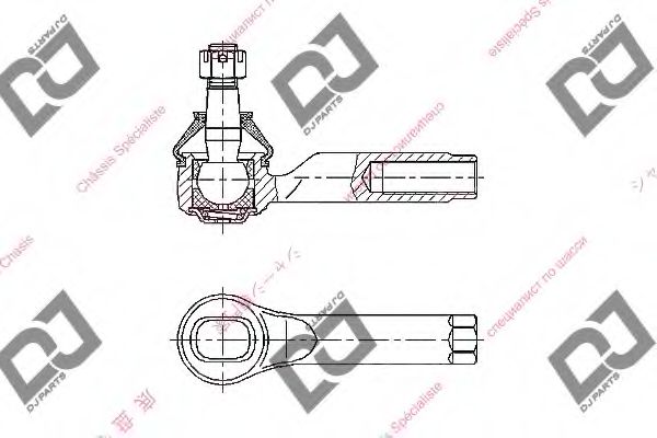 Наконечник поперечной рулевой тяги DJ PARTS DE1090