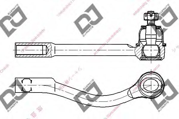 Наконечник поперечной рулевой тяги DJ PARTS DE1189