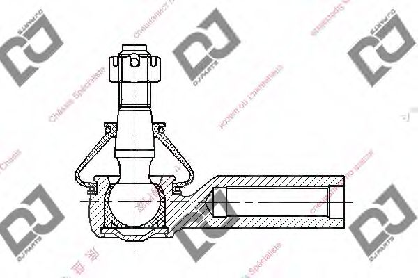 Наконечник поперечной рулевой тяги DJ PARTS DE1403