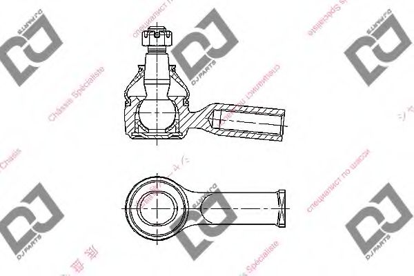 Наконечник поперечной рулевой тяги DJ PARTS DE1425
