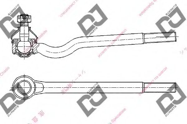 Наконечник поперечной рулевой тяги DJ PARTS DE1448