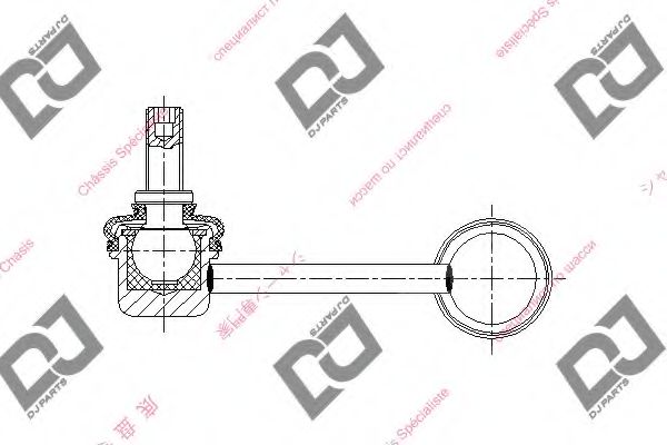 Тяга / стойка, стабилизатор DJ PARTS DL1050