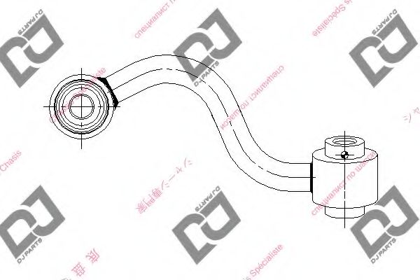 Тяга / стойка, стабилизатор DJ PARTS DL1385