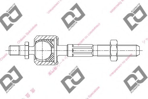 Осевой шарнир, рулевая тяга DJ PARTS DR1034