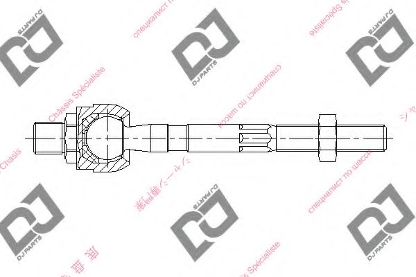 Осевой шарнир, рулевая тяга DJ PARTS DR1144