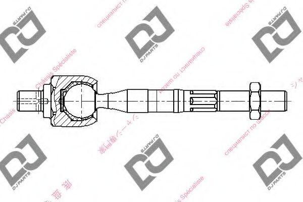 Осевой шарнир, рулевая тяга DJ PARTS DR1314
