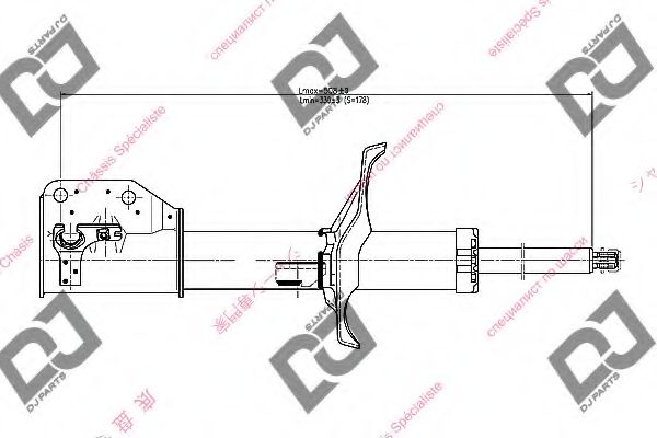 Амортизатор DJ PARTS DS2210GS