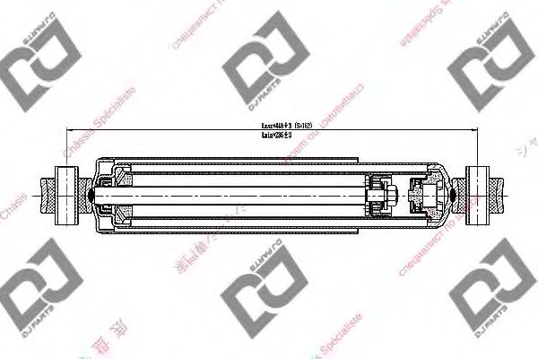 Амортизатор DJ PARTS DS1458GT