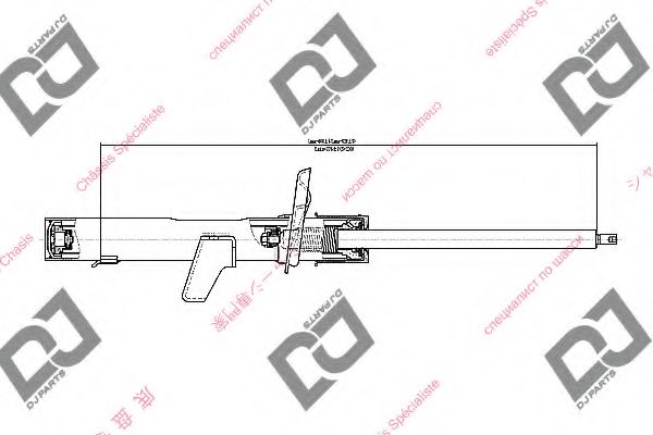 Амортизатор DJ PARTS DS1666GS