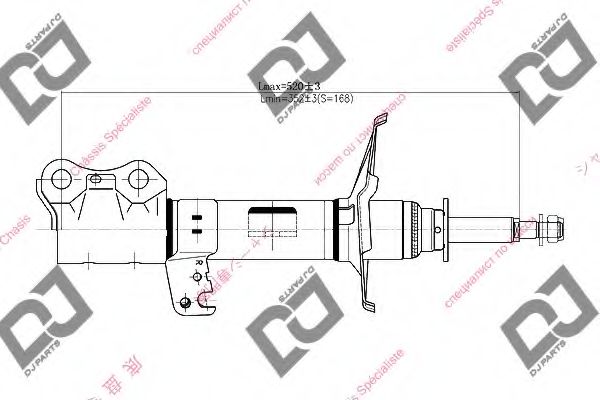 Амортизатор DJ PARTS DS1748GS