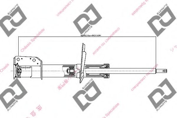 Амортизатор DJ PARTS DS1914GS