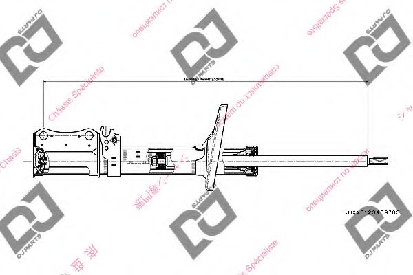 Амортизатор DJ PARTS DS1499GS