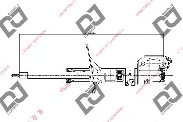 Амортизатор DJ PARTS DS1544GS