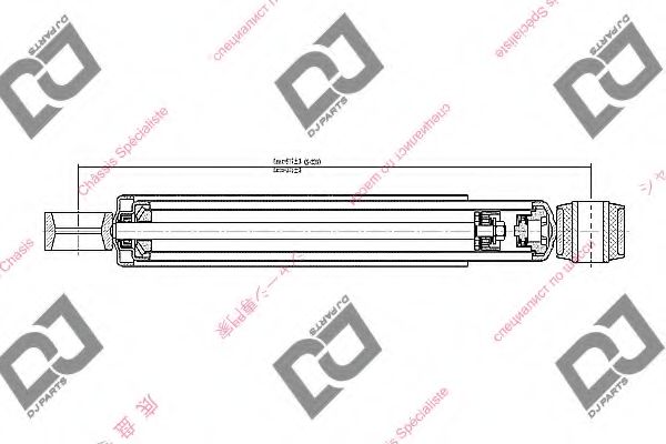 Амортизатор DJ PARTS DS1608HT