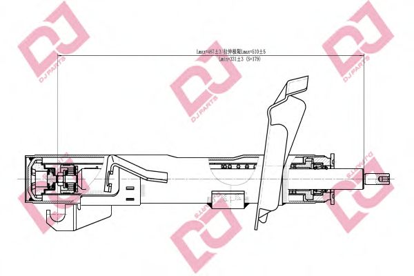 Амортизатор DJ PARTS DS1793GS