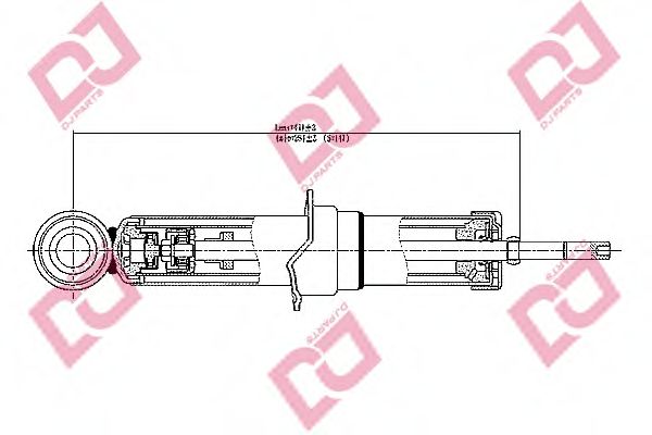 Амортизатор DJ PARTS DS1797GT