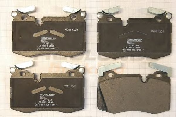 Комплект тормозных колодок, дисковый тормоз ALLIED NIPPON ADB02109