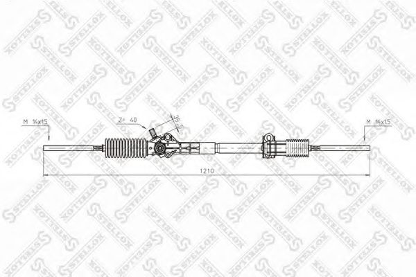 Рулевой механизм STELLOX 00-35006-SX