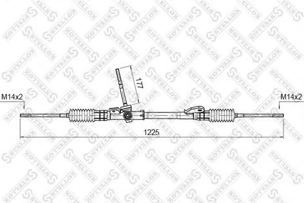 Рулевой механизм STELLOX 00-35015-SX