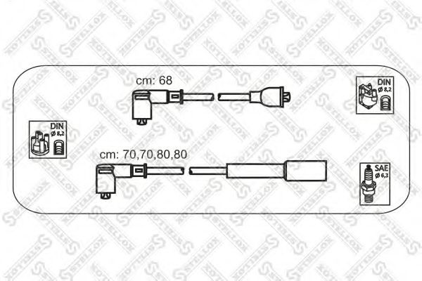 Комплект проводов зажигания STELLOX 10-38075-SX