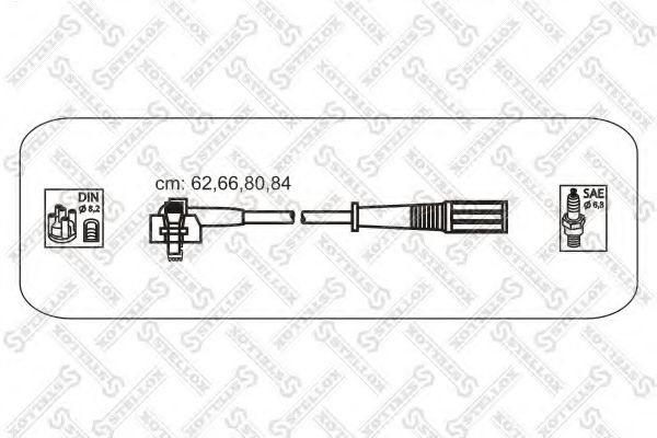 Комплект проводов зажигания STELLOX 10-38115-SX