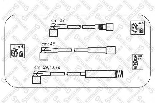 Комплект проводов зажигания STELLOX 10-38129-SX